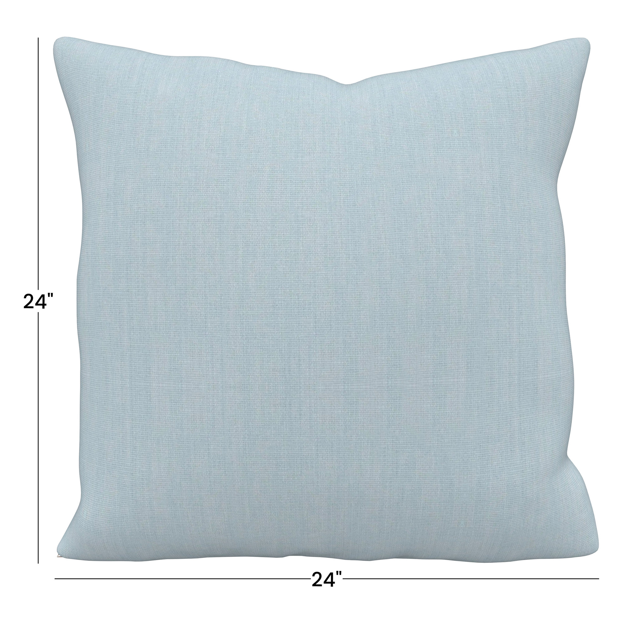 Gabi Indoor/Outdoor Throw Pillow, Blue, Square 24"