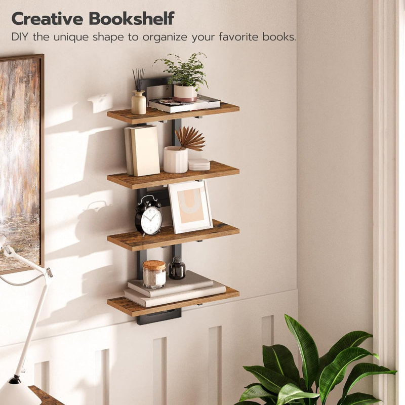 LoftDesigns Floating Shelves, Wall Shelves Set Of 2, Wall Mounted - Main Image