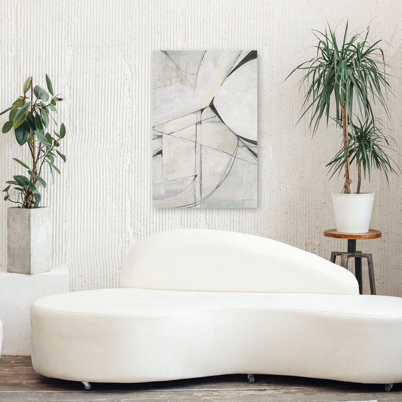 Contemporary And Modern Whisper Abstract, 36" H x 24" W
