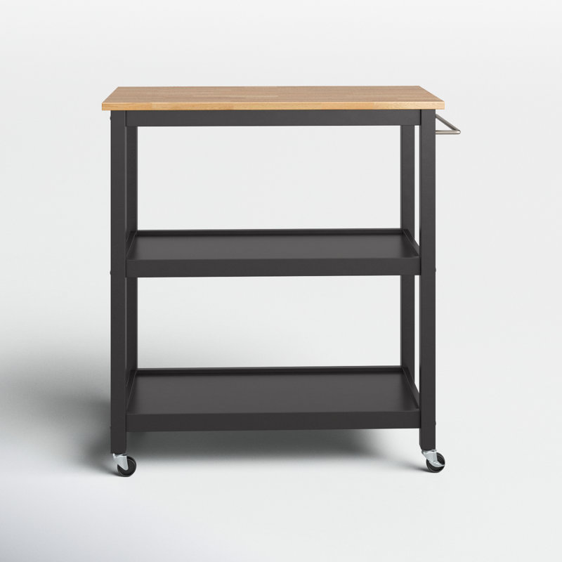 Batish Kitchen Cart, Black