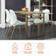 Metal Base Dining Table