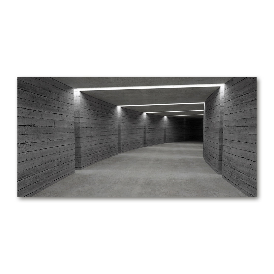 Concrete Tunnel - Kunstdrucke auf Leinwand - Wrapped Canvas