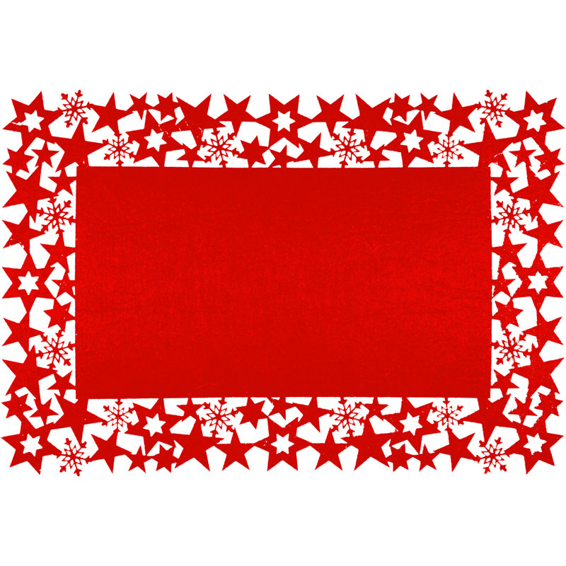 Spencerport Placemat, Red