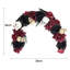 Faux Lighted Rose 33cm Wreath