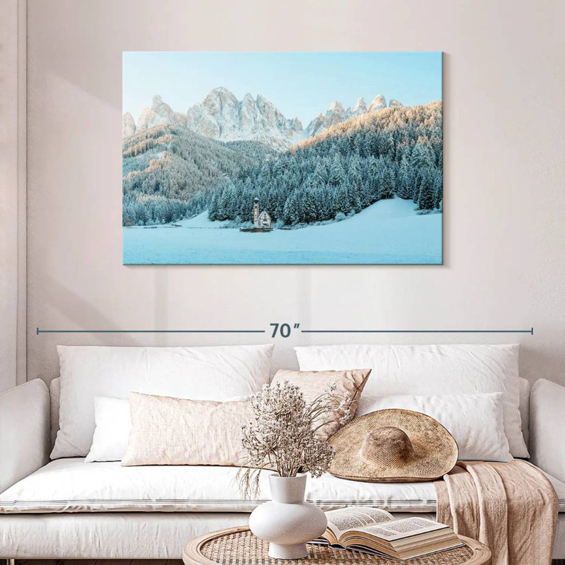 Forêt d'hiver des Dolomites d'Alvord, H 30 po x l 45 po