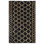 Geometric Area Rug in Black/Natural