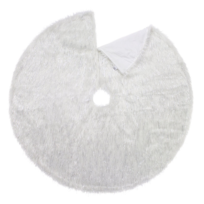 Cache-pied pour sapin, Blanc