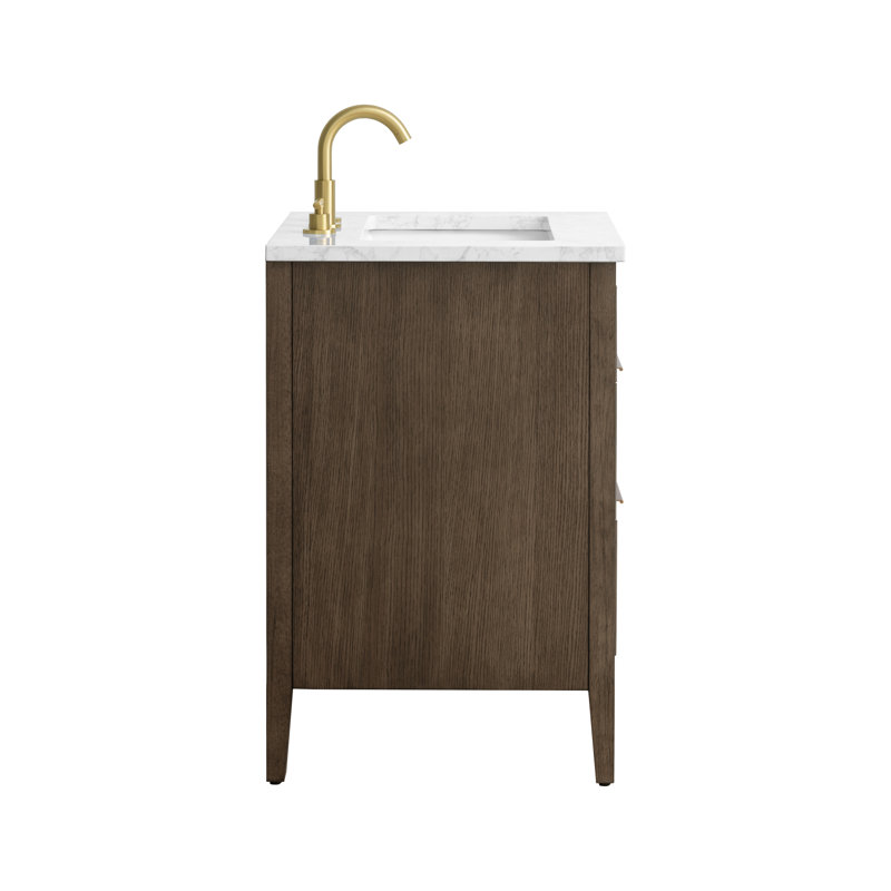 Emma 24" W Single Vanity, Chestnut Brown