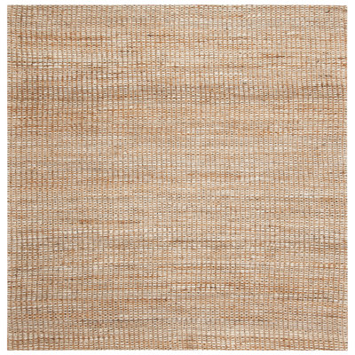 Zaragoza Hand Loomed Jute And Cotton With Latex Solid Color Rug
