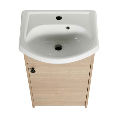 Petit meuble-lavabo avec lavabo, meuble-lavabo et lavabo