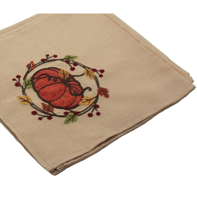Jute Embroidered Square Napkin