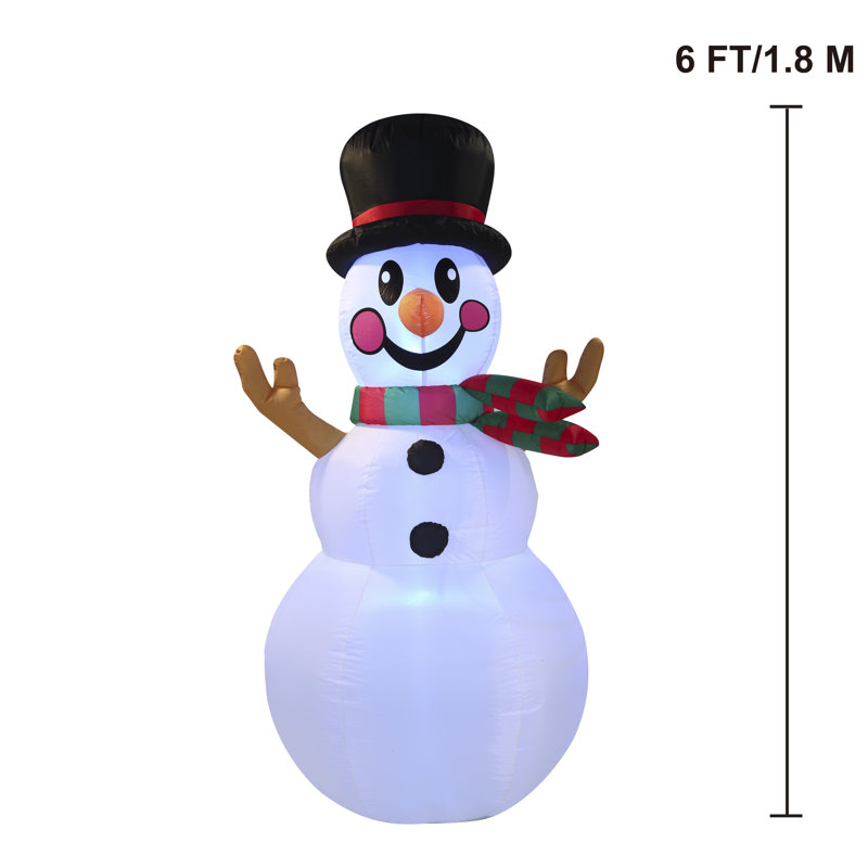 Bonhomme de neige de Noël gonflable