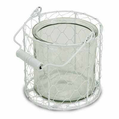 HomeRoots 5.25'' H Metal Tabletop Lantern