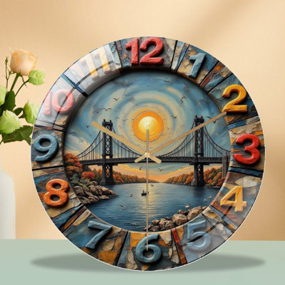 Horloge murale 12 po