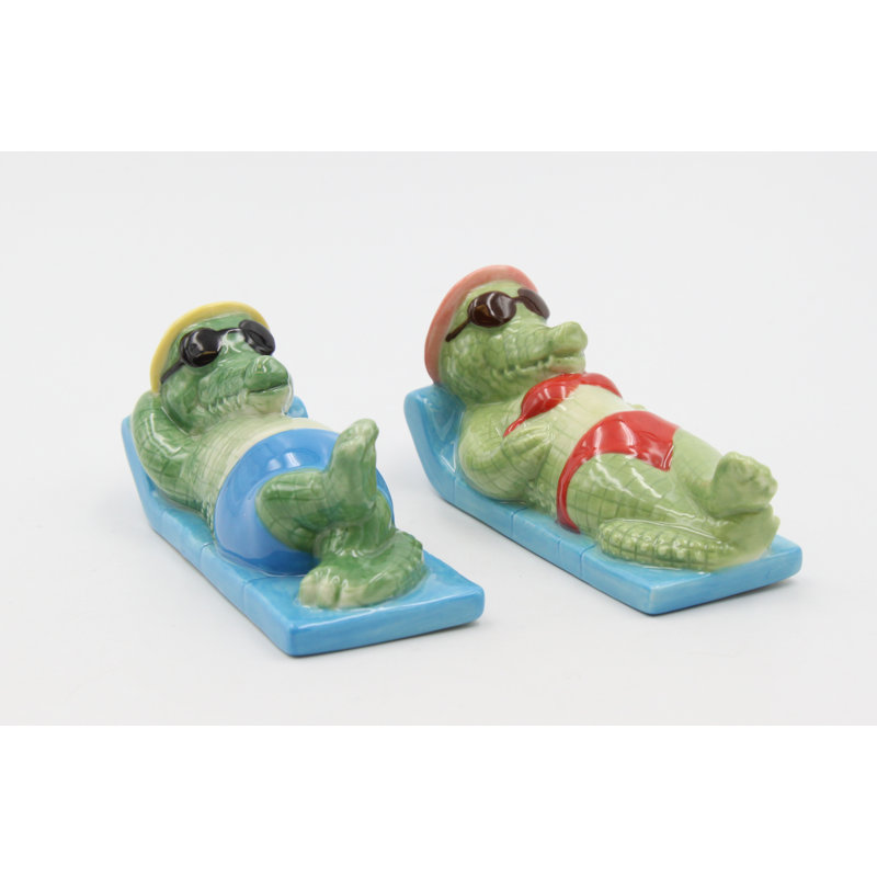 Ensemble salière et poivre alligator Cosmos