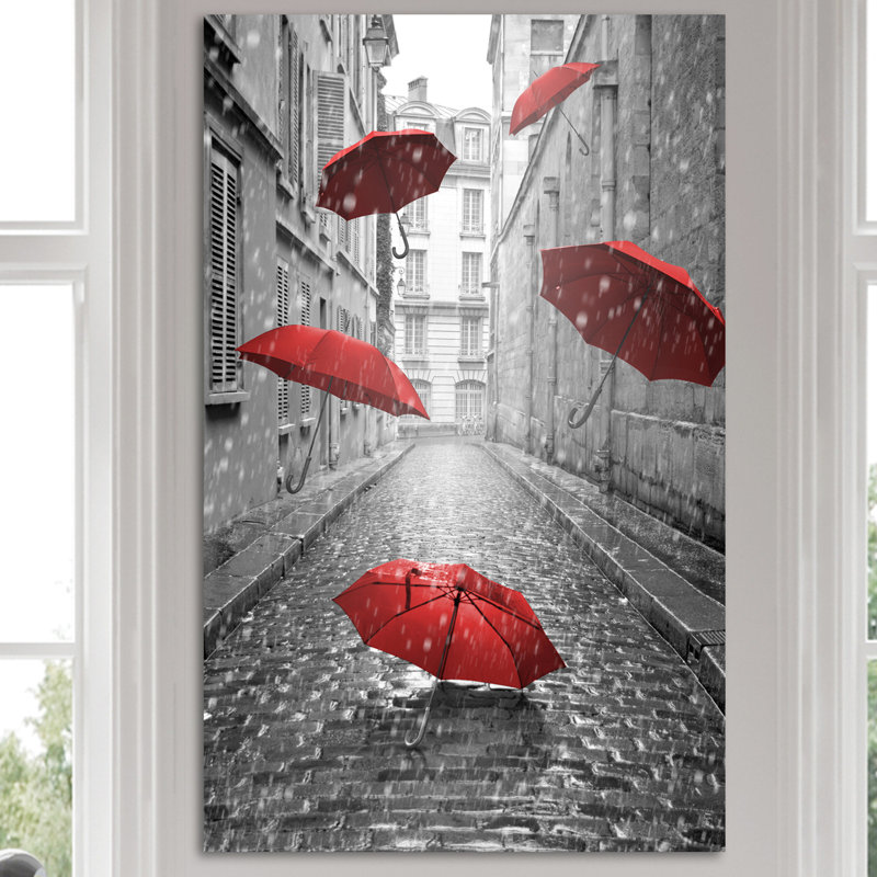 " Five Umbrellas ", 48" H x 28" W x 1.5" D