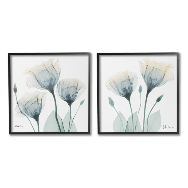"Cadre de photo tulipe opaque en herbe" par Albert Koetsier, 2 pièces sur toile, H 24 po x l 24 po