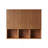 41" Bathroom Wall Mounted Cabinet, Composed Of 3 Cabinets With Doors And Open Compartments, Can Be Used In Combination Or Individually, Suitable For Bathroom, Etc., Brown Oak Woodgrain Color-326793354
