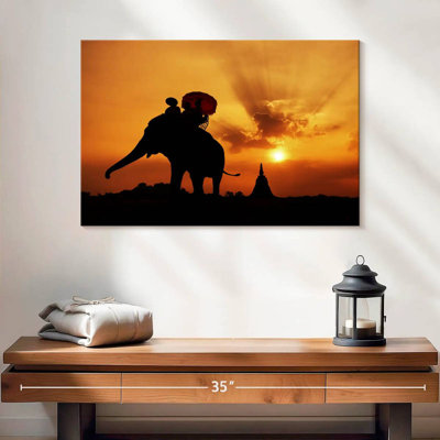 Silhouette d'un éléphant Brampt