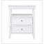 Table de chevet 2 tiroirs avec rangement spacieux et fabrication durable pour les chambres modernes-840501758