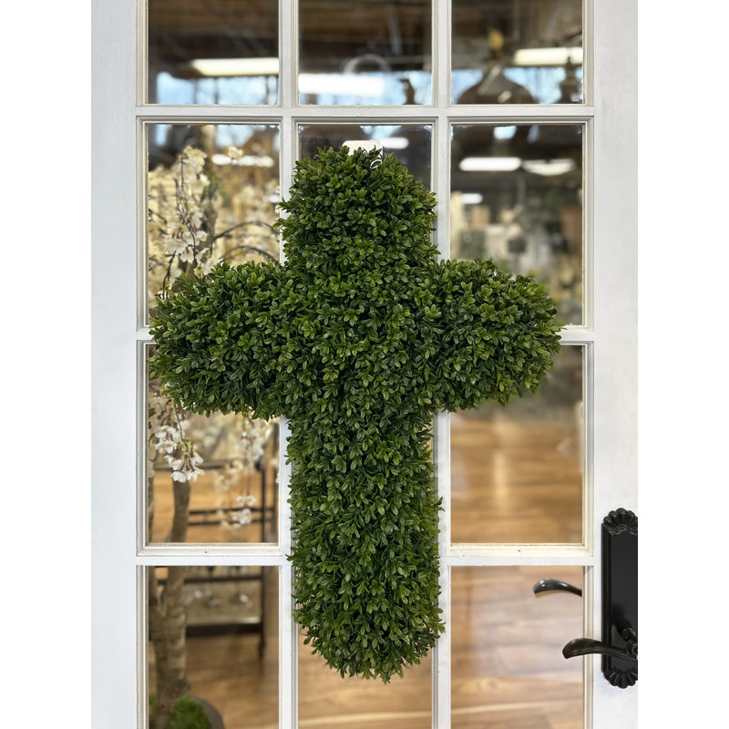Croix de buis pour l'extérieur
