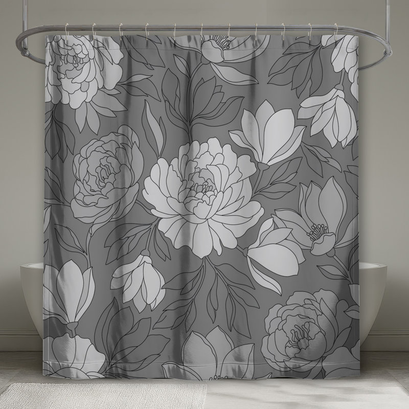 Rideau de douche Floral, 70in W x 93in H