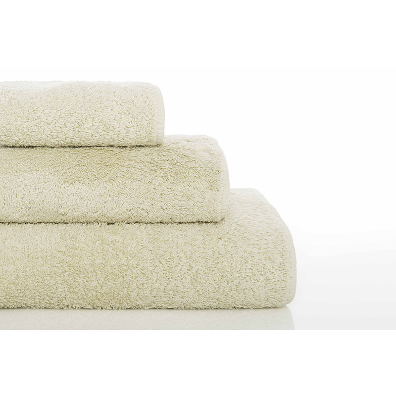 Long Double Loop Hand Towel, Silver, 18" W x 30" L