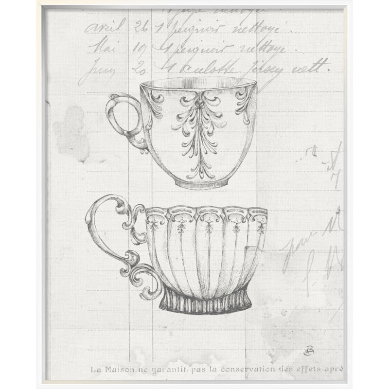 " Authentic Coffee IV " by Daphne Brissonnet, 35" H x 28" W, Wrapped Canvas, No Mat