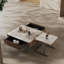 Table basse simple en pierre micro-cristalline