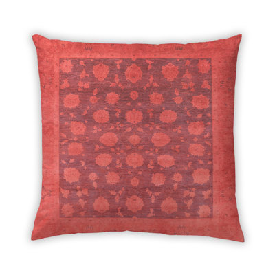 Floral Outdoor Throw Pillow