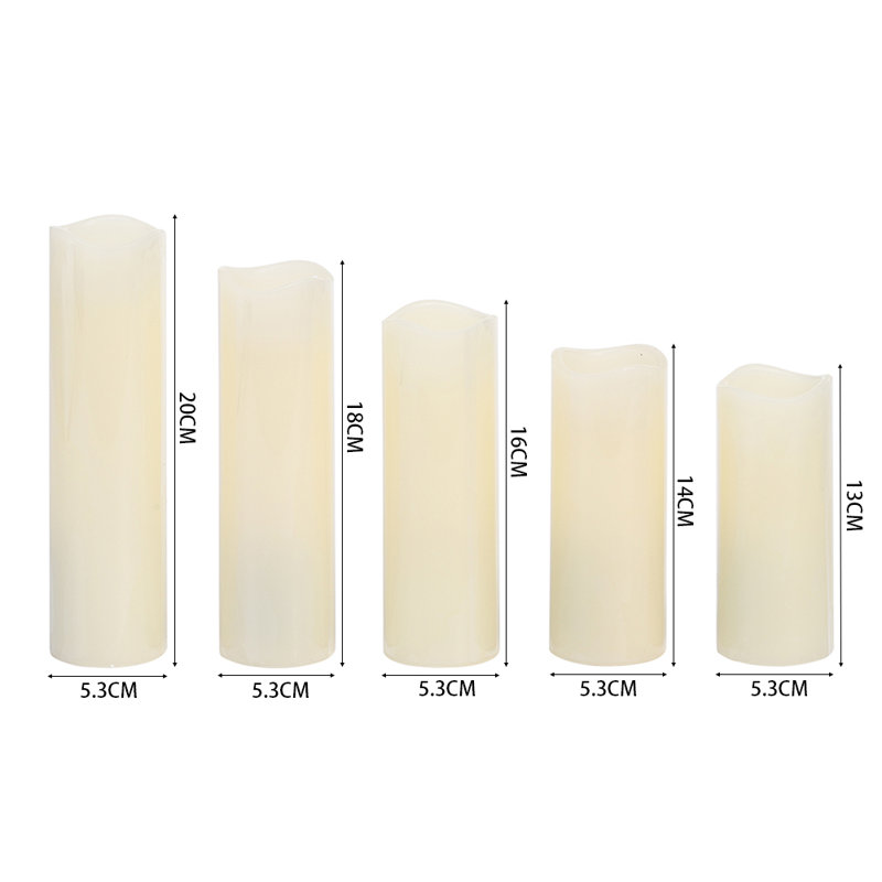 Unscented Pillar Candle