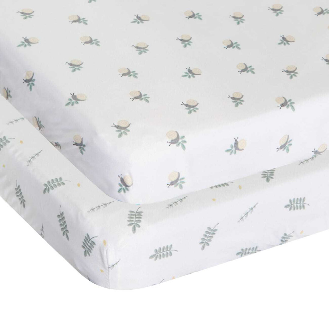 Chicco Unisex Infant White Forever 2 Piece Crib Sheets - Image 4