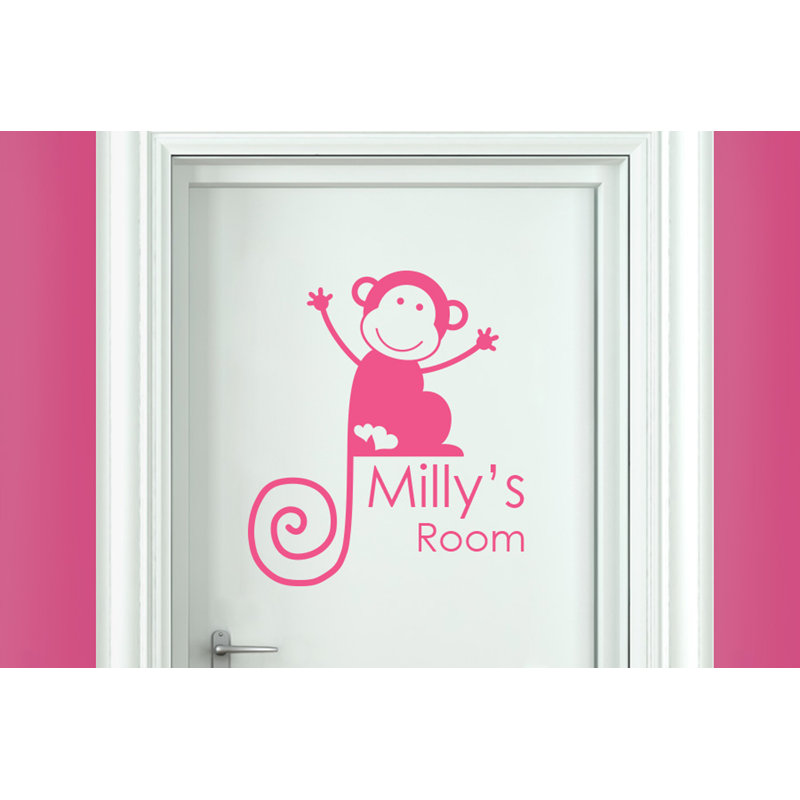Animals Wall Decal, Pink