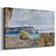 Etretat, la plage et la porte d'Aval, 1883, toile tendue avec châssis-1082435767