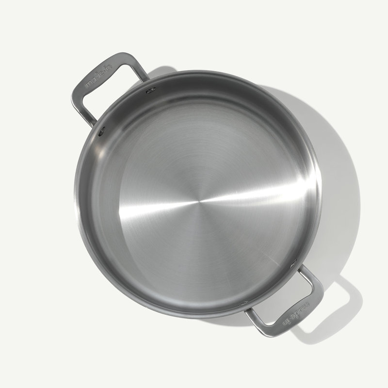 Stainless Clad 10 qt. Rondeau with Lid, 6 Qt.