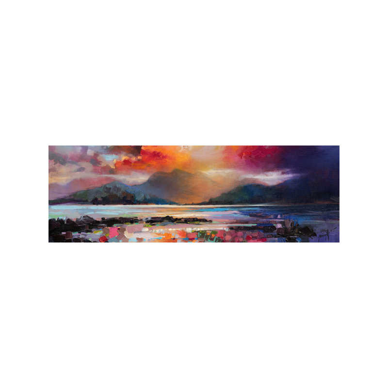 View From Armadale by Scott Naismith - Wrapped Canvas Panoramic Print, 30.48 cm H x 91.44 cm W x 3.175 cm D