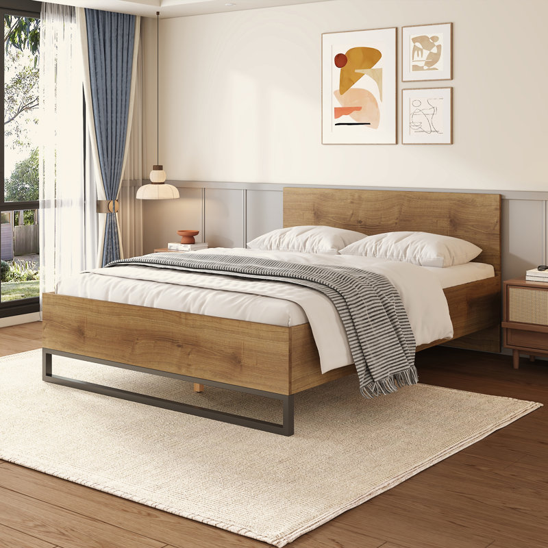 ENGINEERED WOOD  BED FRAME