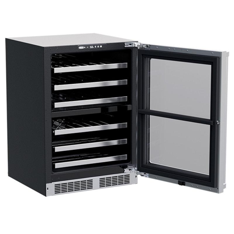 Marvel Appliances Dual Zone 23.88'' Built-In 40 Bottle Built-In with Reversible Door
