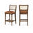Demeshia Vegan Leather Upholstered Counter Stool-453765297-454232541