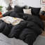 3-Piece Dyed Duvet Cover Set With Pillowcases-115637875-115637873