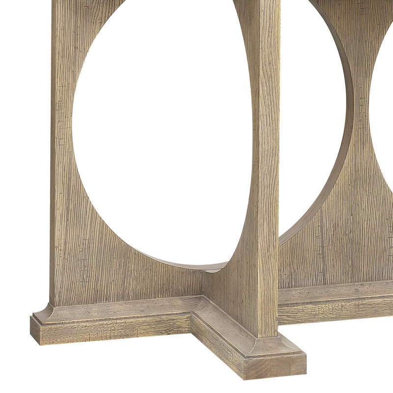84" Console Table with Concrete Top