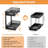 Under Sink Organizer With Pull-Out Design, Adjustable Steel Cabinet Storage Shelf For Kitchen And Bathroom, Durable And Space-Saving Solution