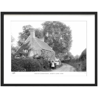 South Godstone, Harts Lane 1908 by Francis Frith - Single Picture Frame Print