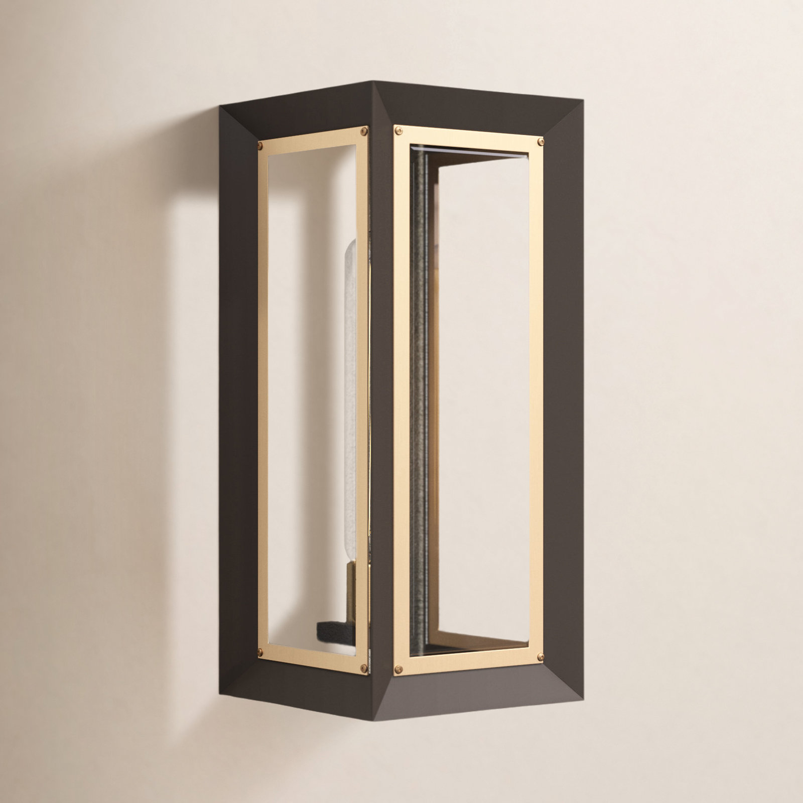 Lowry 1 Light Wall Sconce, 17" H x 7.5" W x 7.5" D