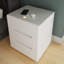 43cm W Manufactured Wood Bedside Table