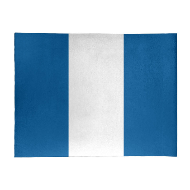 Tapis bleu/blanc à tissé plat dodger Los Angeles, Rectangle 8 pi x 10 pi
