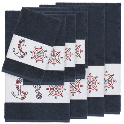 Easton 8 Piece Turkish Cotton Towel Set