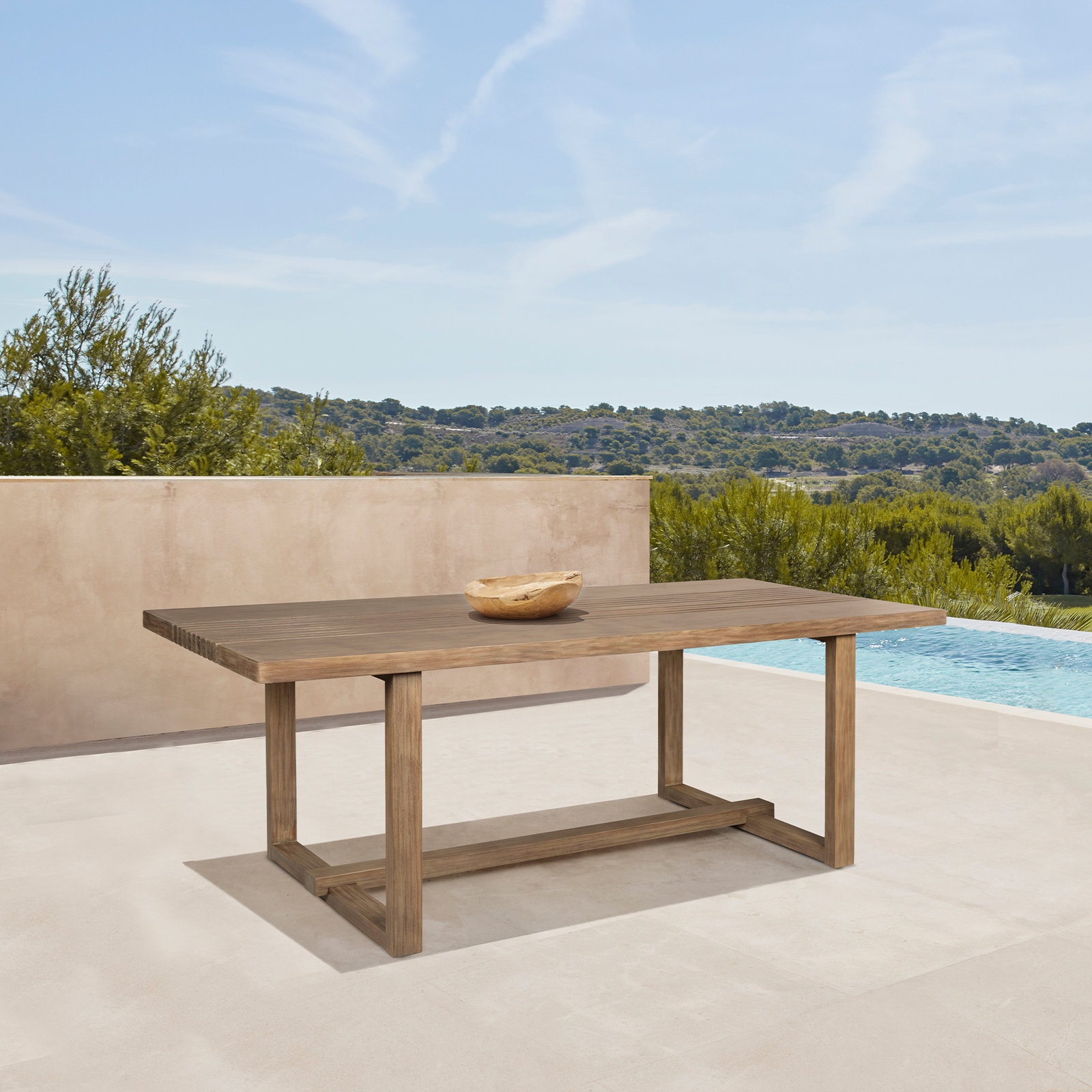 Aerilyn 36" Eucalyptus Patio Dining Table