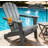 Weather-resistant Foldable Outdoor Adirondack Chair
