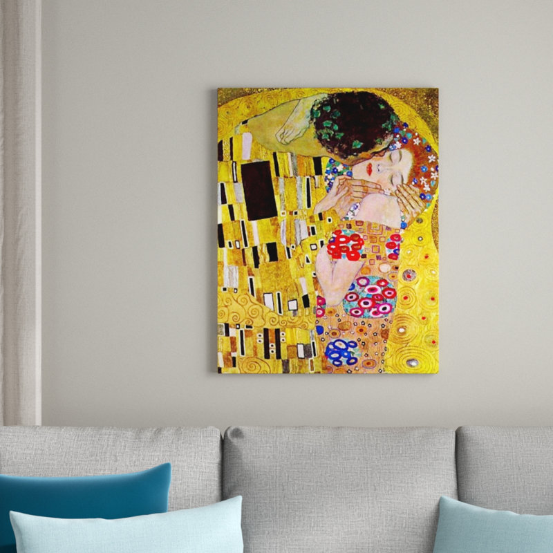 Gustav Klimt - Wrapped Canvas Painting, 80cm H x 60cm W x 1.8cm D